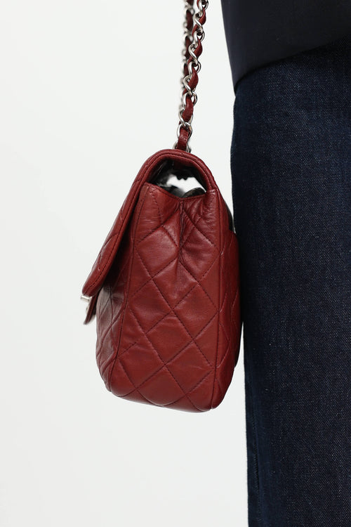 2008 Jumbo Leather Single Flap Bag