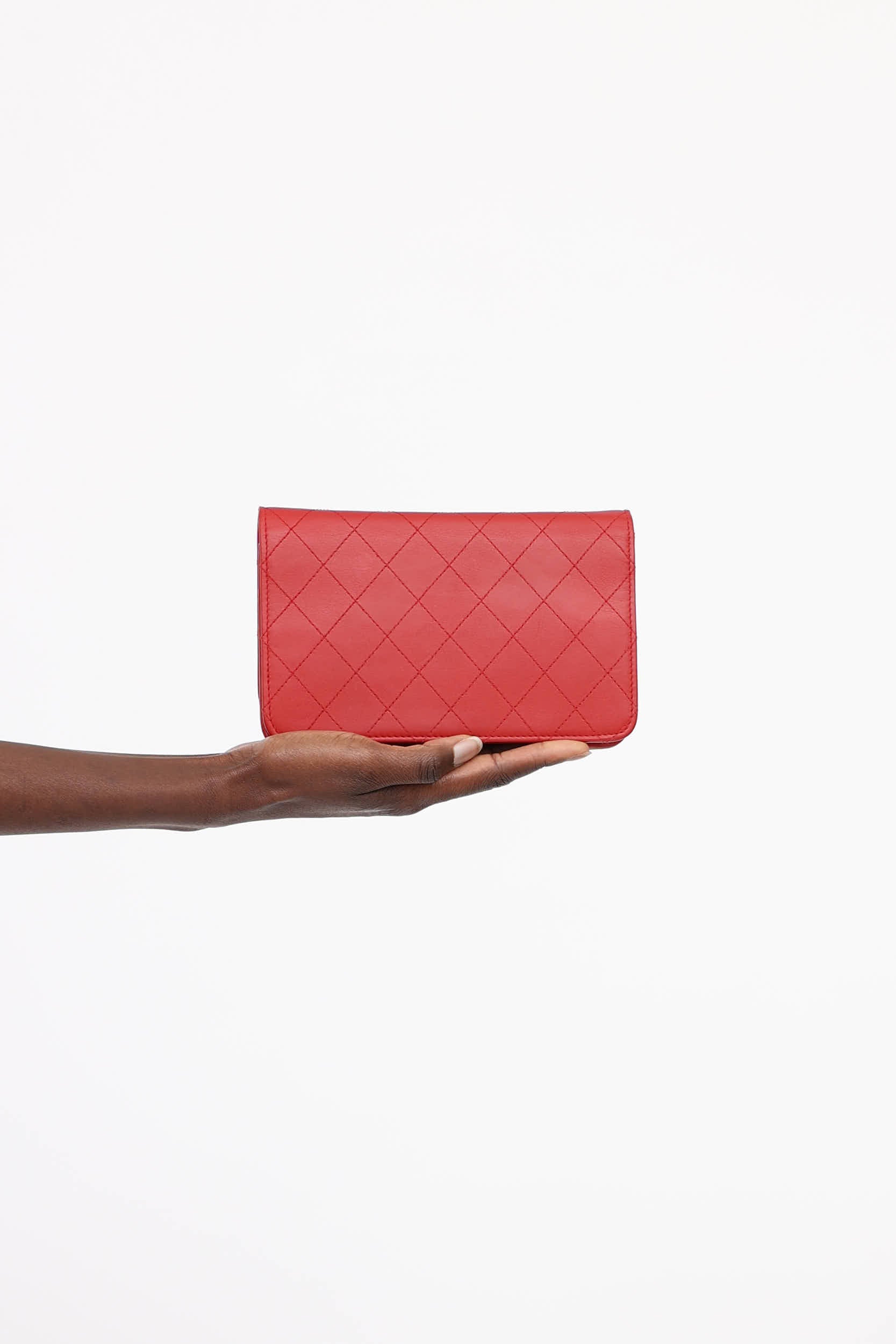 Chanel 2019 Quilted CC Twist Lock Wallet On Chain Bag