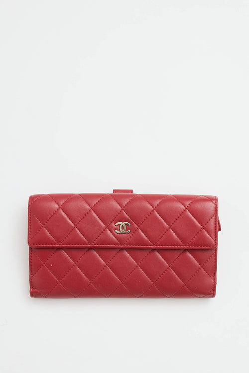 Chanel 2011 CC Quilted Long Wallet