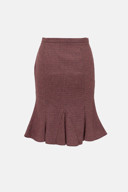 Wool Tweed Skirt