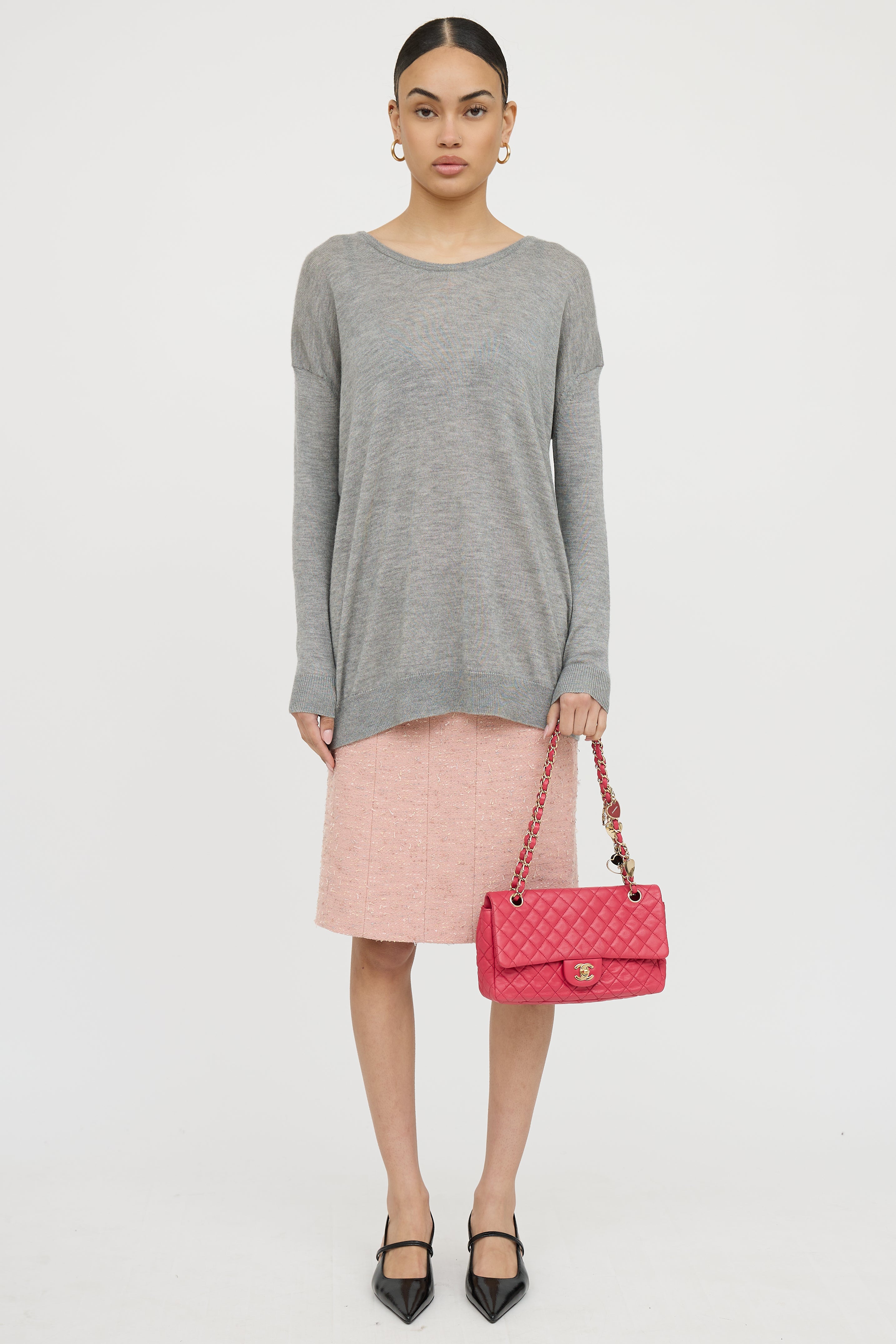 Chanel 2009 Valentine Charm Flap Bag