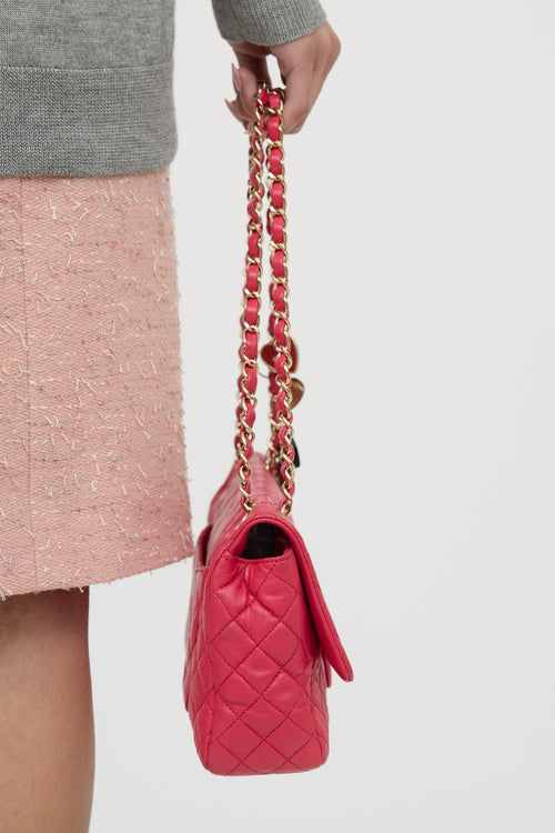 Chanel 2009 Valentine Charm Flap Bag