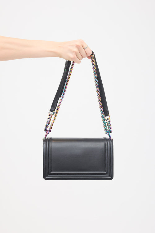 Chanel SS 2017 Leather LED Medium Boy Bag