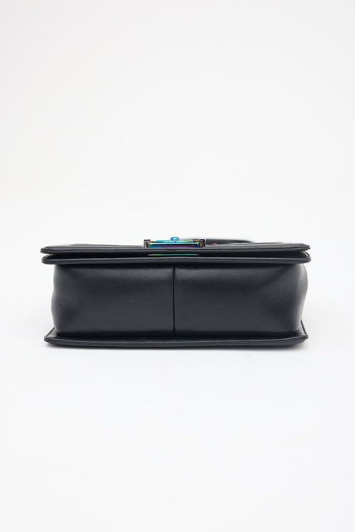 Chanel SS 2017 Leather LED Medium Boy Bag