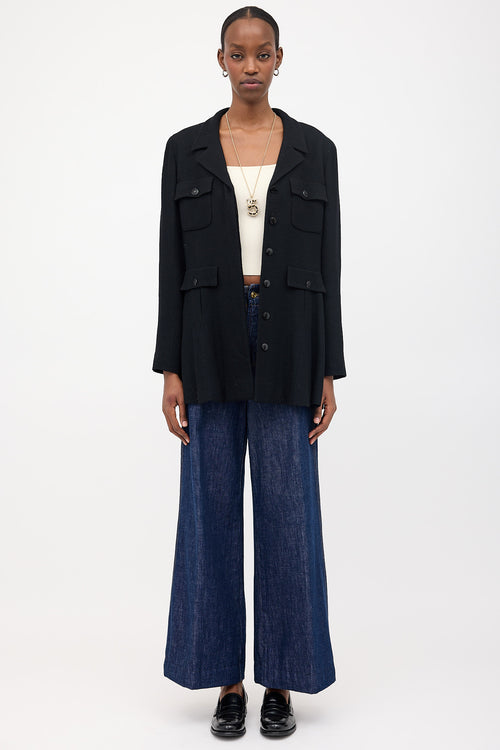 Chanel SS 2002 Wool Four Pocket Jacket