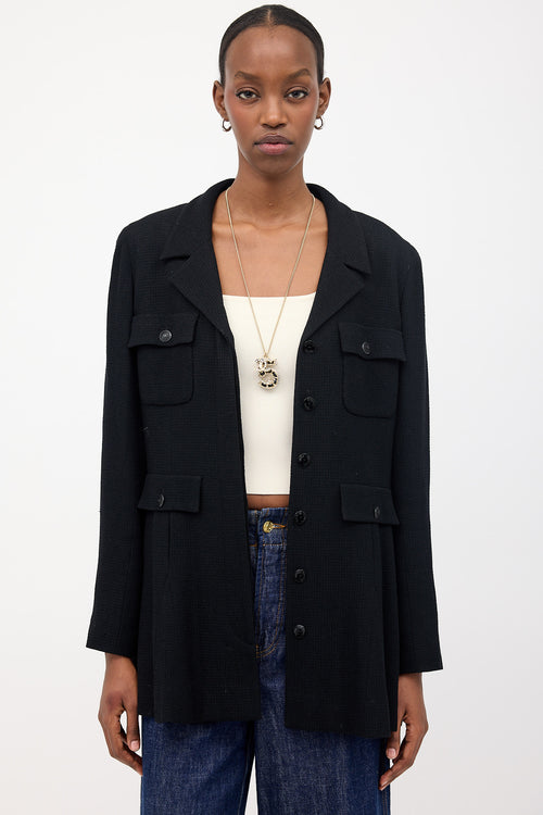 Chanel SS 2002 Wool Four Pocket Jacket