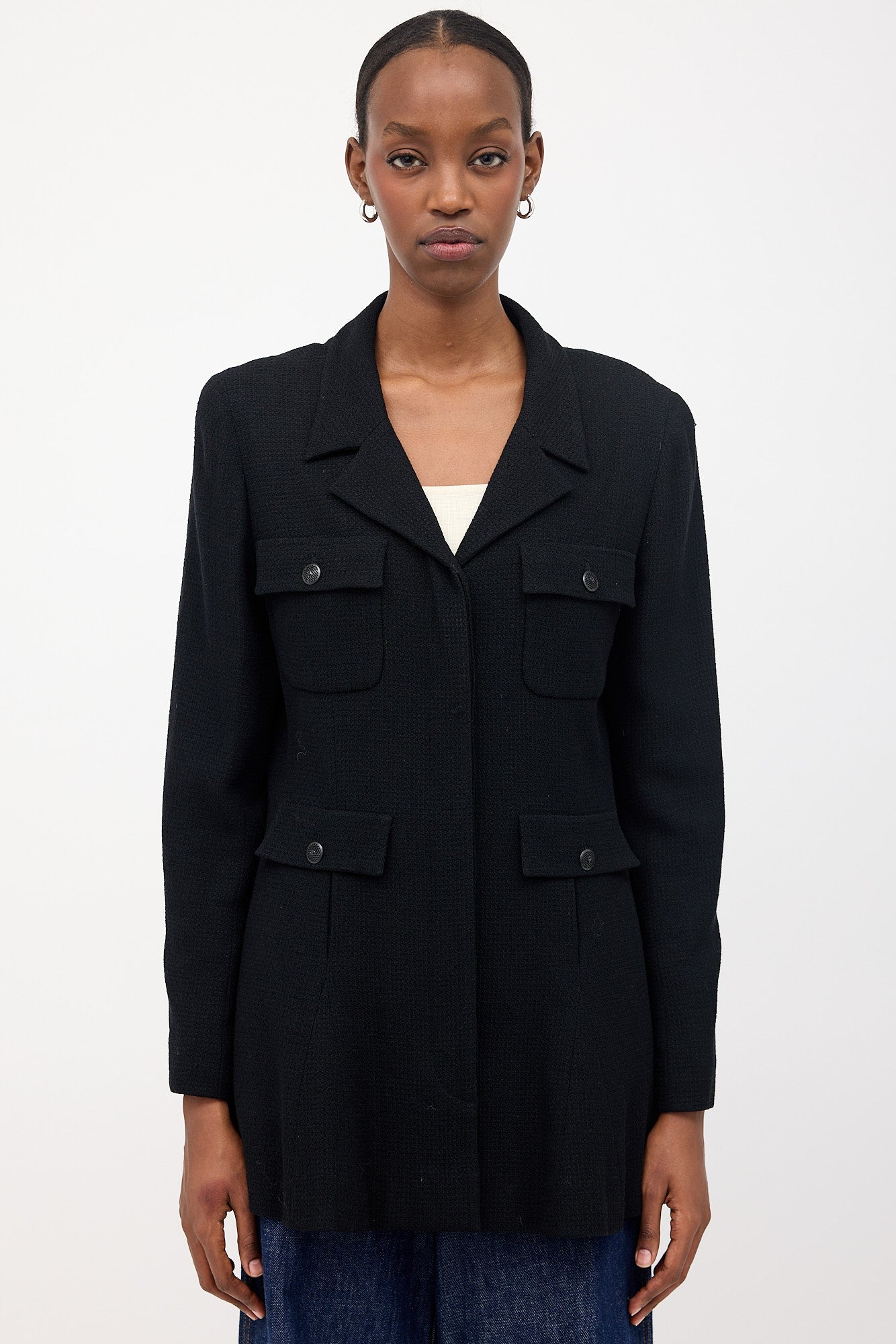 Chanel SS 2002 Wool Four Pocket Jacket