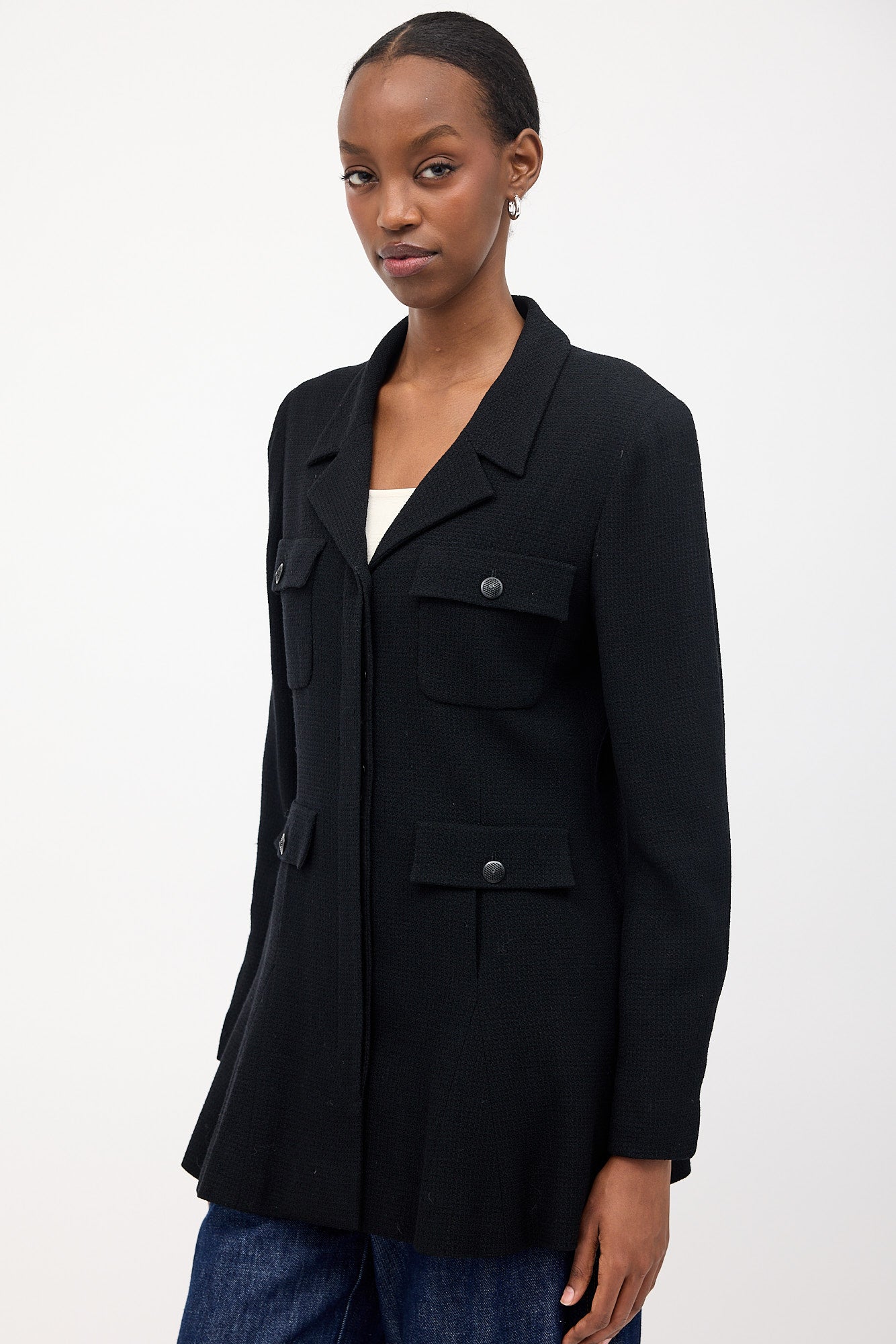 Chanel SS 2002 Wool Four Pocket Jacket