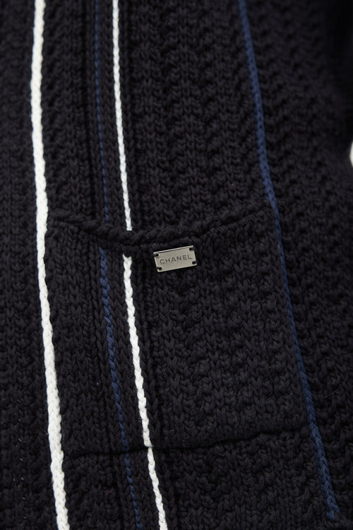 Chanel SS 2006 Crochet Stripe Cardigan