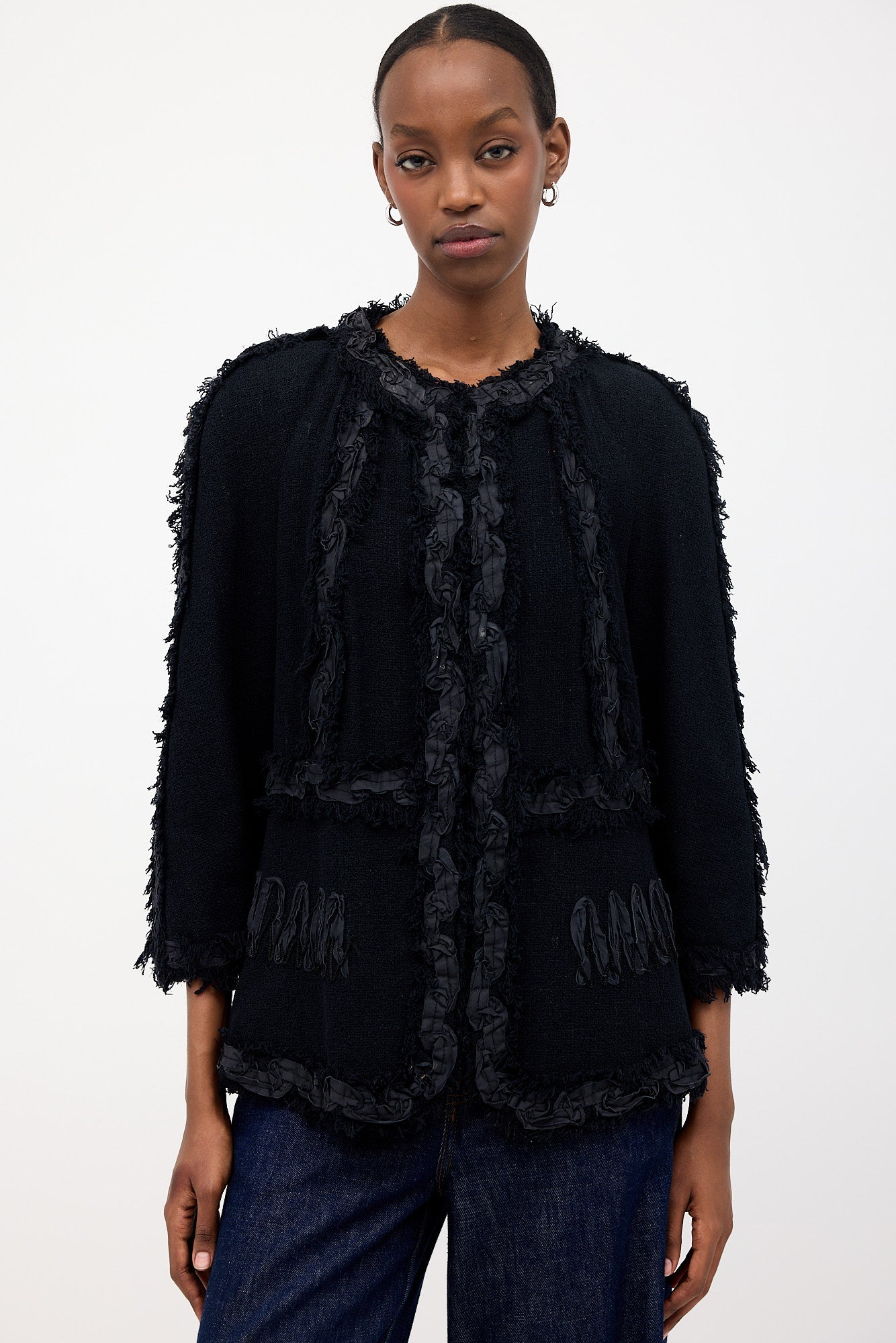 Chanel SS 2009 Tweed Ribbon Jacket