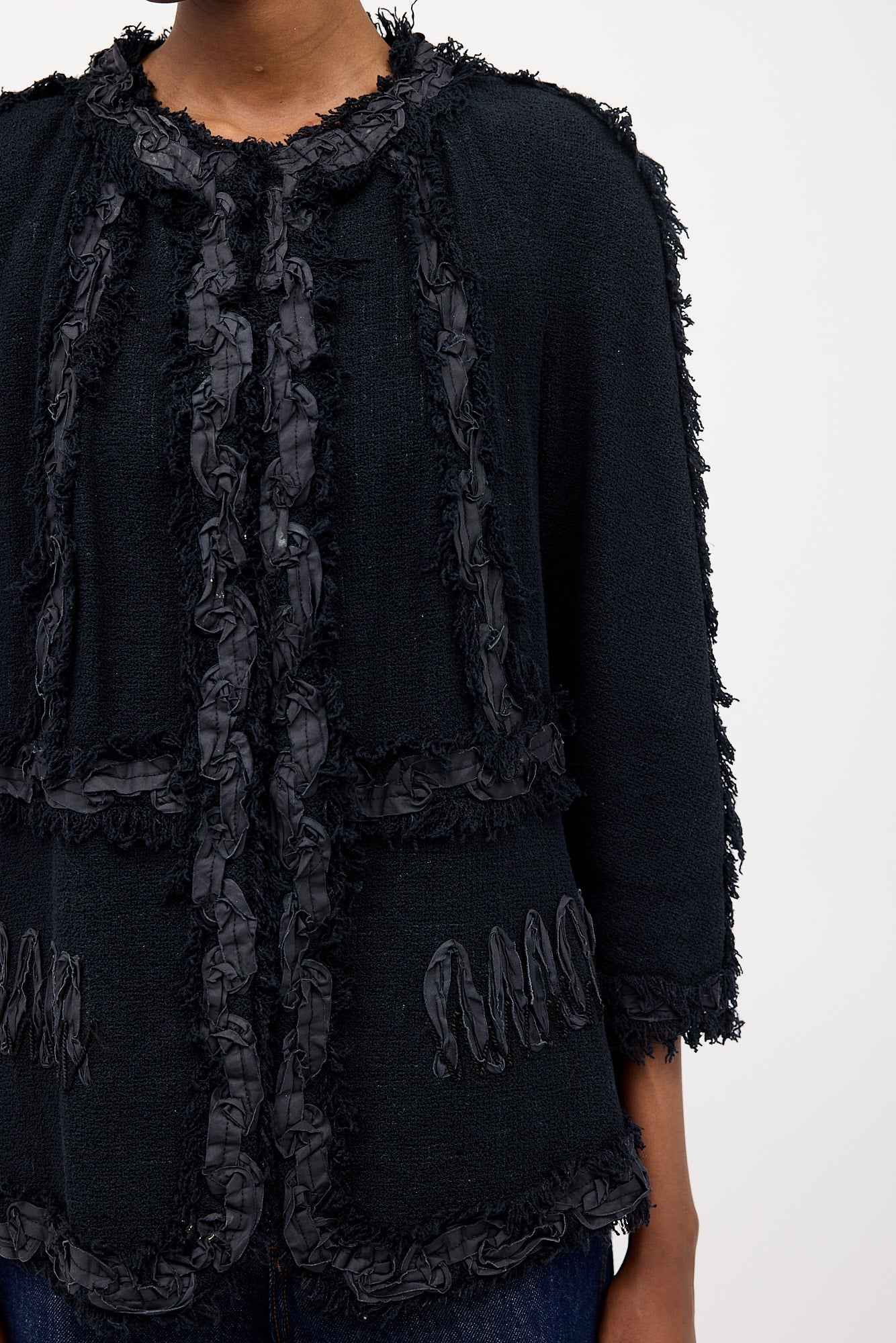 Chanel SS 2009 Tweed Ribbon Jacket