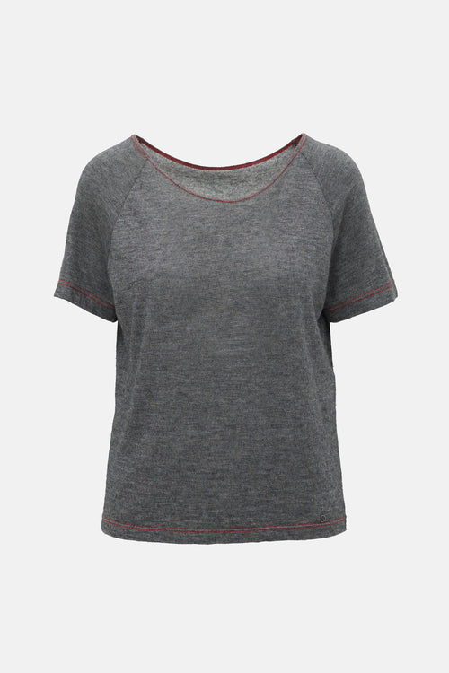 Chanel Grey Cashmere & Silk Co-Ord Set