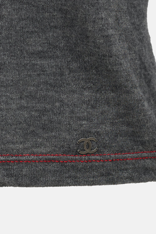 Chanel Grey Cashmere & Silk Co-Ord Set