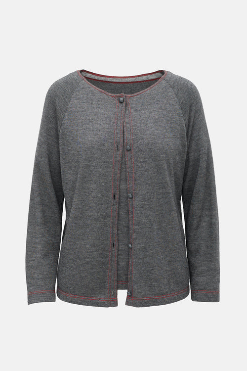 Chanel Grey Cashmere & Silk Co-Ord Set