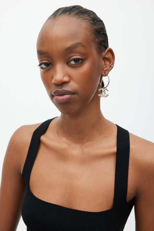 Chanel CC Hoop Single Earring