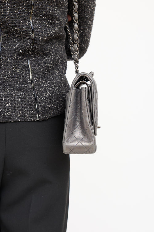 2014 Iridescent Double Flap Bag