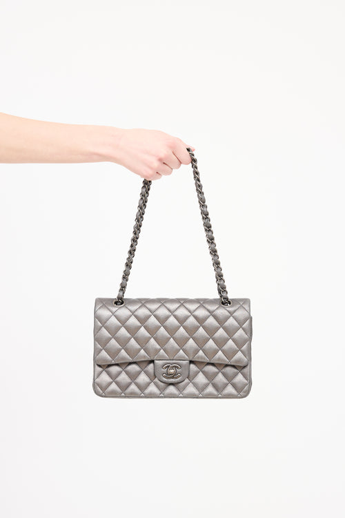 2014 Iridescent Double Flap Bag