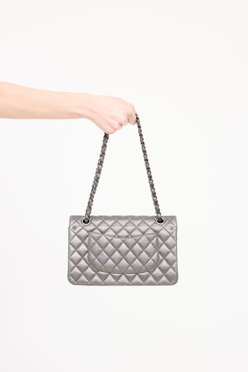 2014 Iridescent Double Flap Bag