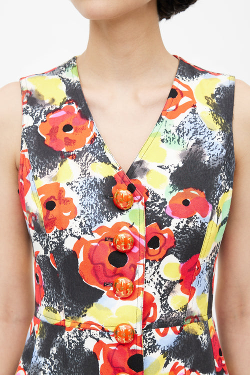 Chanel SS 1997 Floral Dress