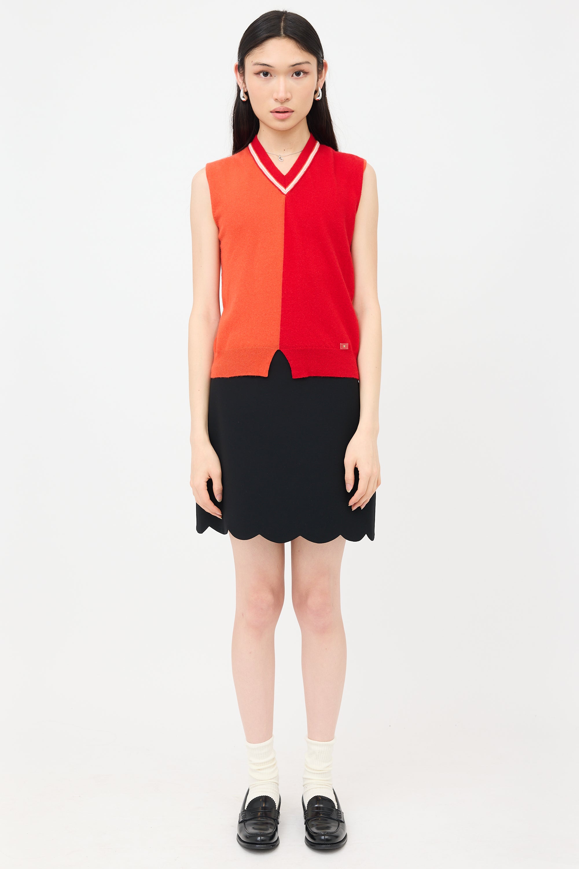 Chanel Spring 2002 Cashmere Vest