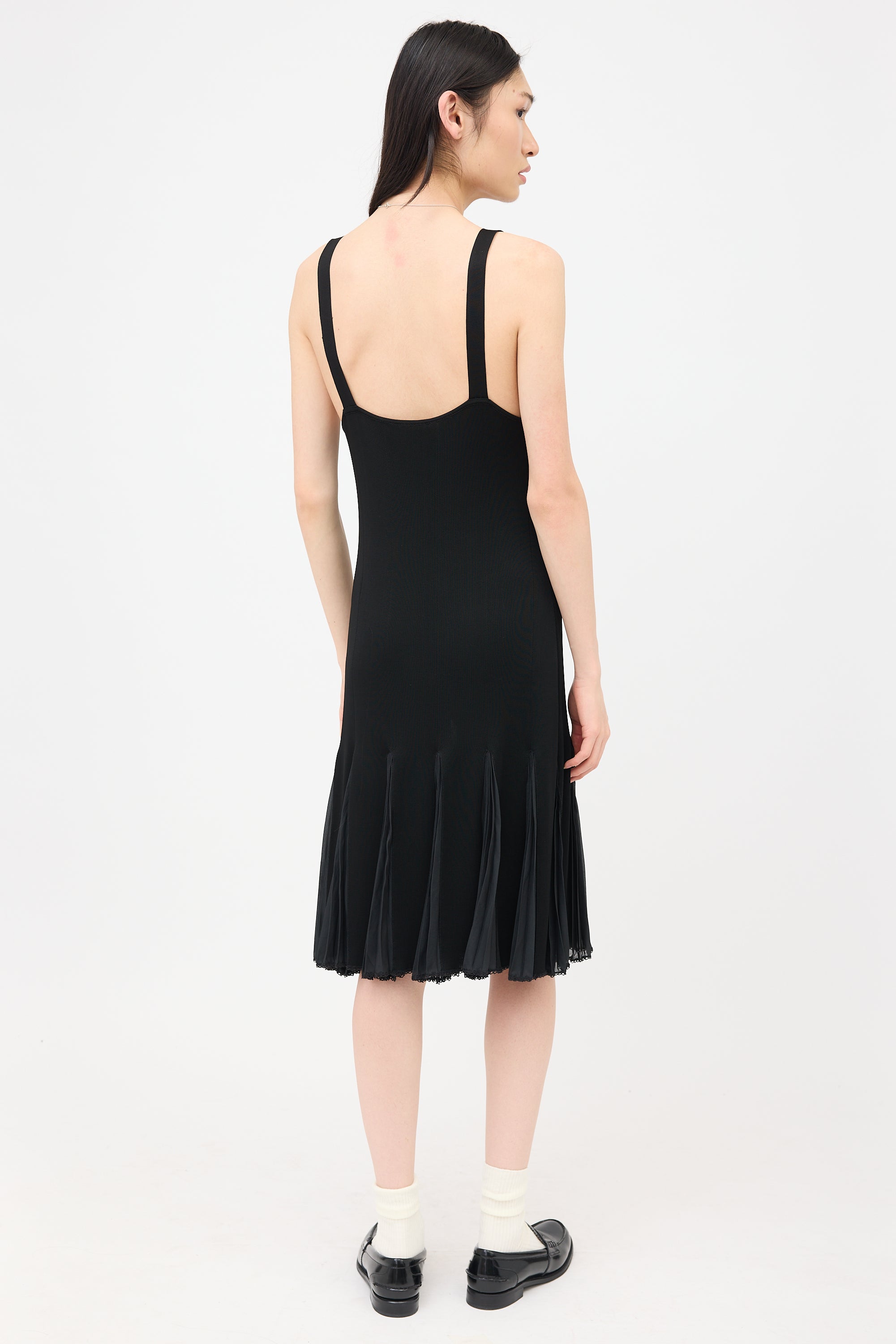Chanel Spring 2004 Pleated Dress