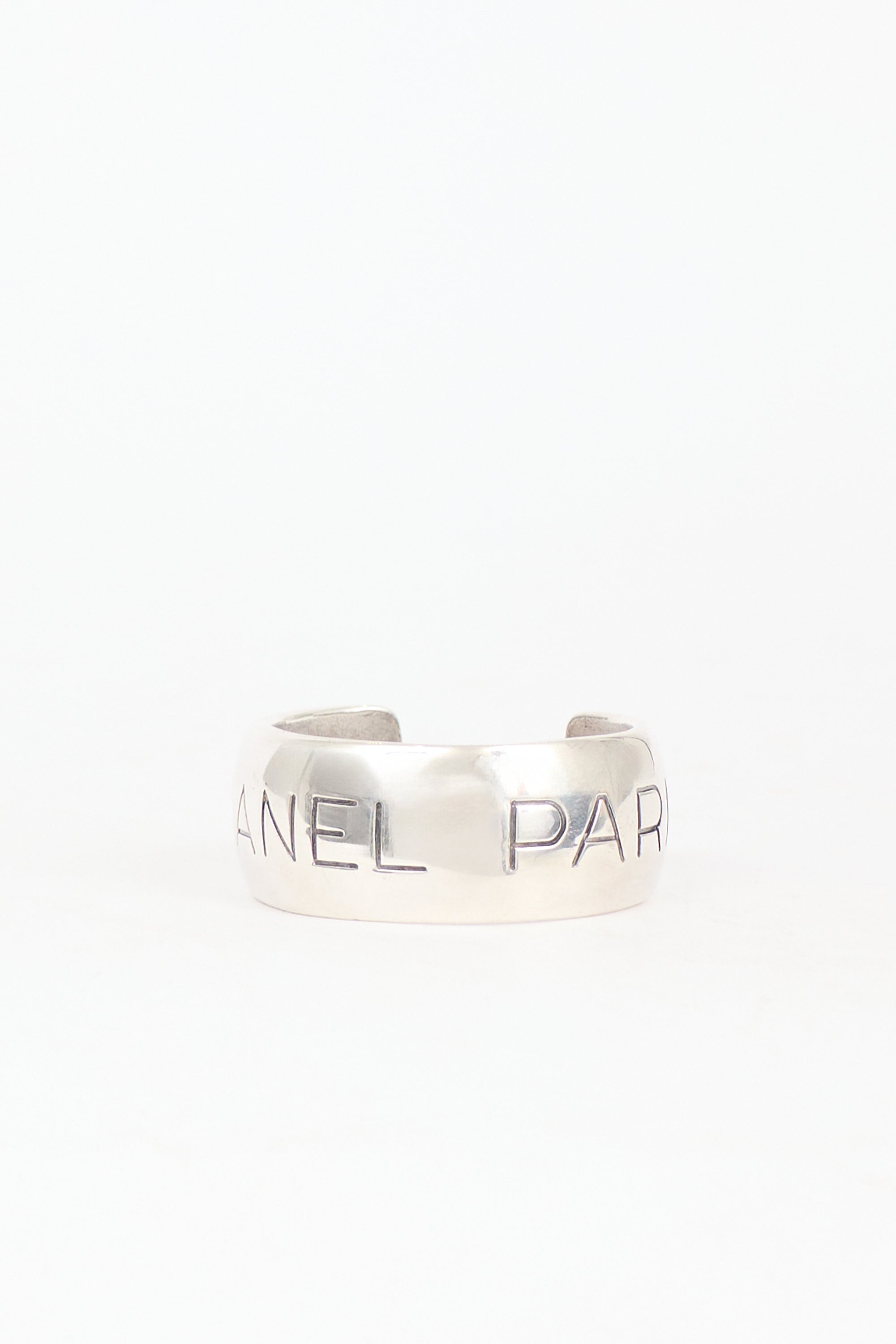 Chanel Spring 1996 Logo Cuff Bracelet