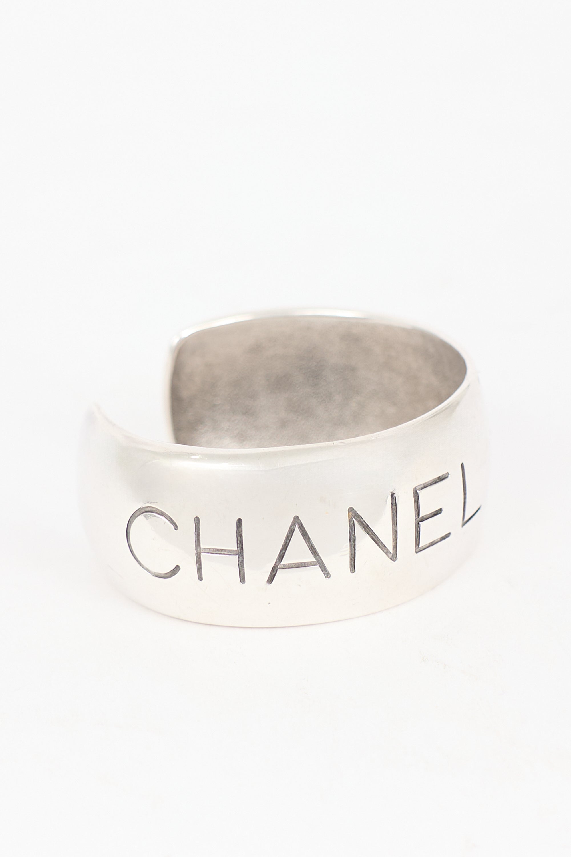 Chanel Spring 1996 Logo Cuff Bracelet