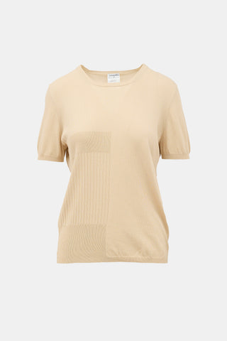 Chanel Spring 2004 CC Knit Top