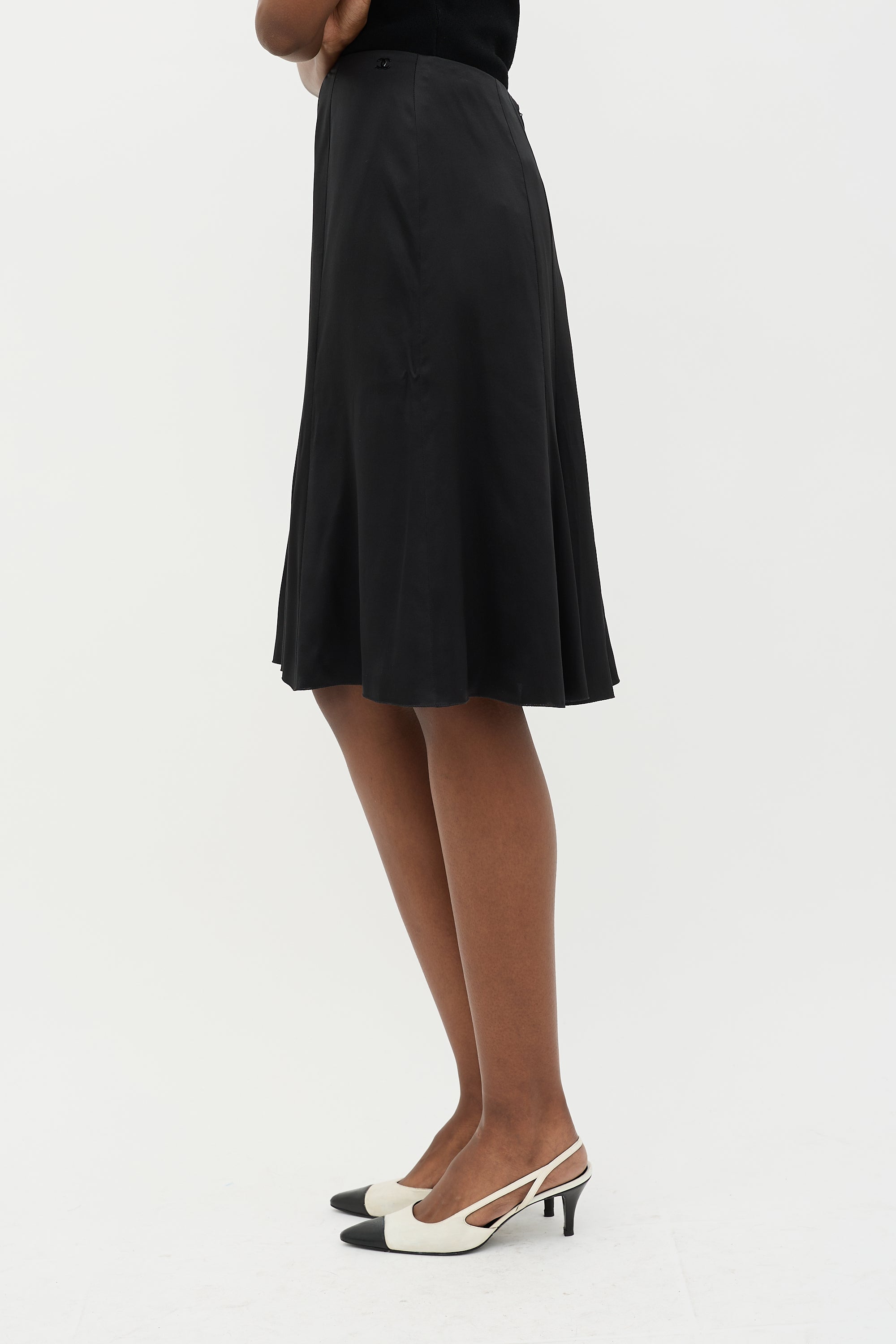 Chanel Spring 2006 Silk Slip Skirt