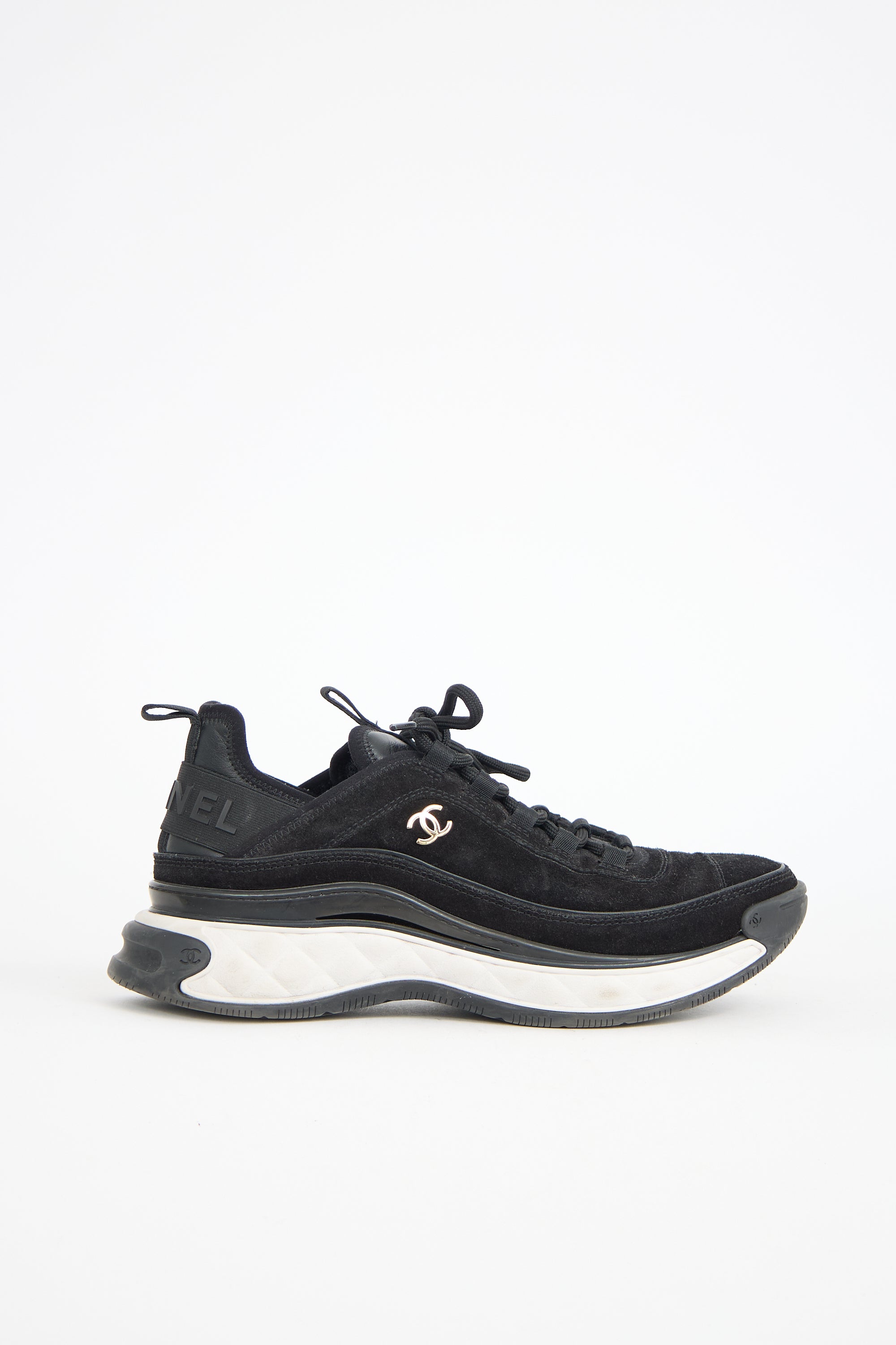Chanel Suede CC Sneaker
