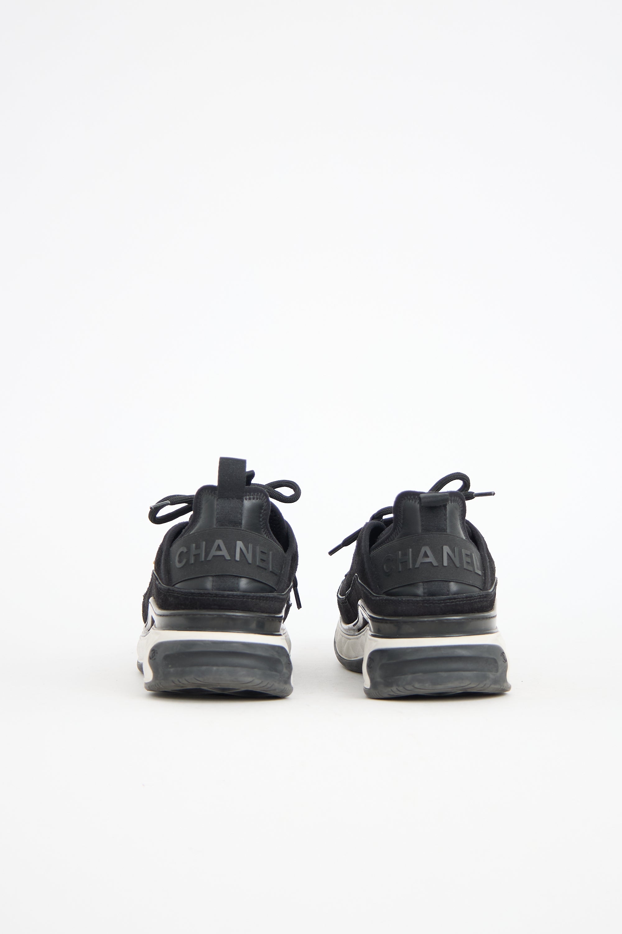 Chanel Suede CC Sneaker