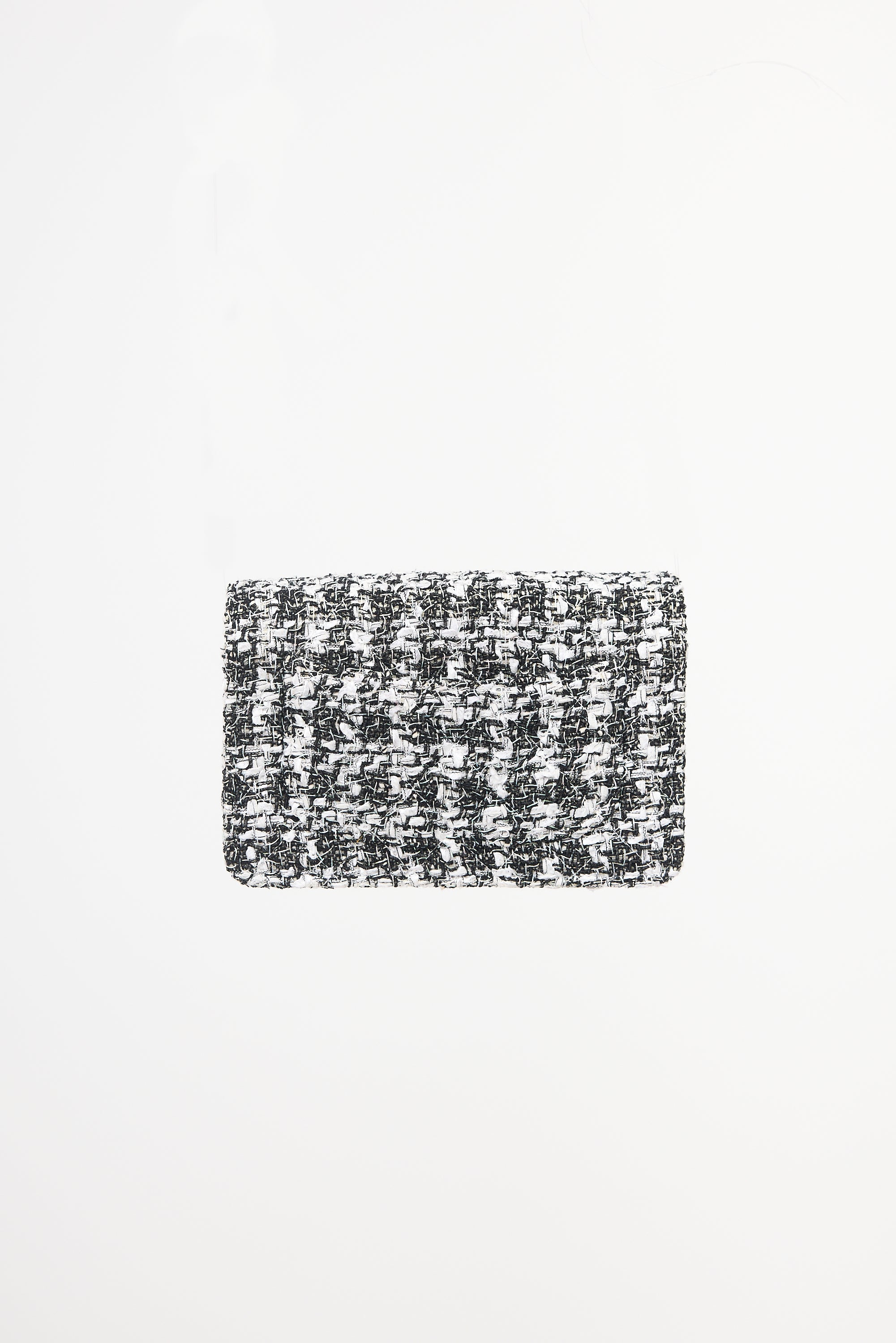 Chanel 2019 Quilted Tweed Mini 2.55 Flap Bag