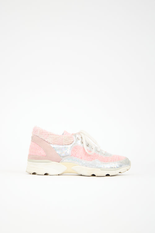 Chanel Tweed Sneaker