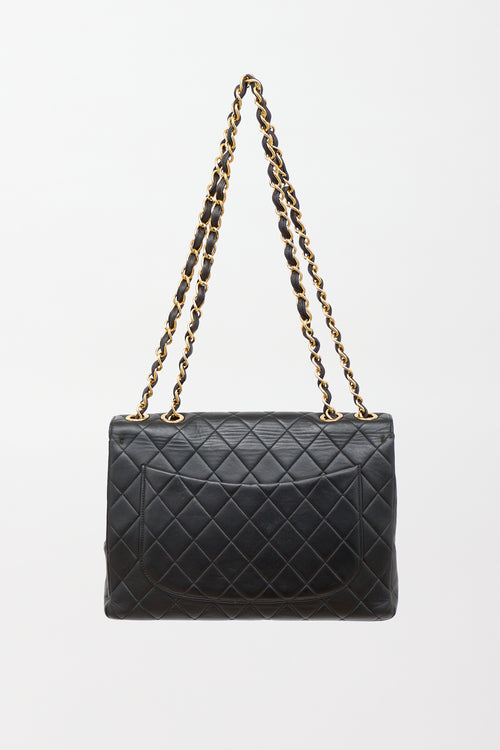 Chanel Vintage Matelassé Jumbo Classic Flap Bag