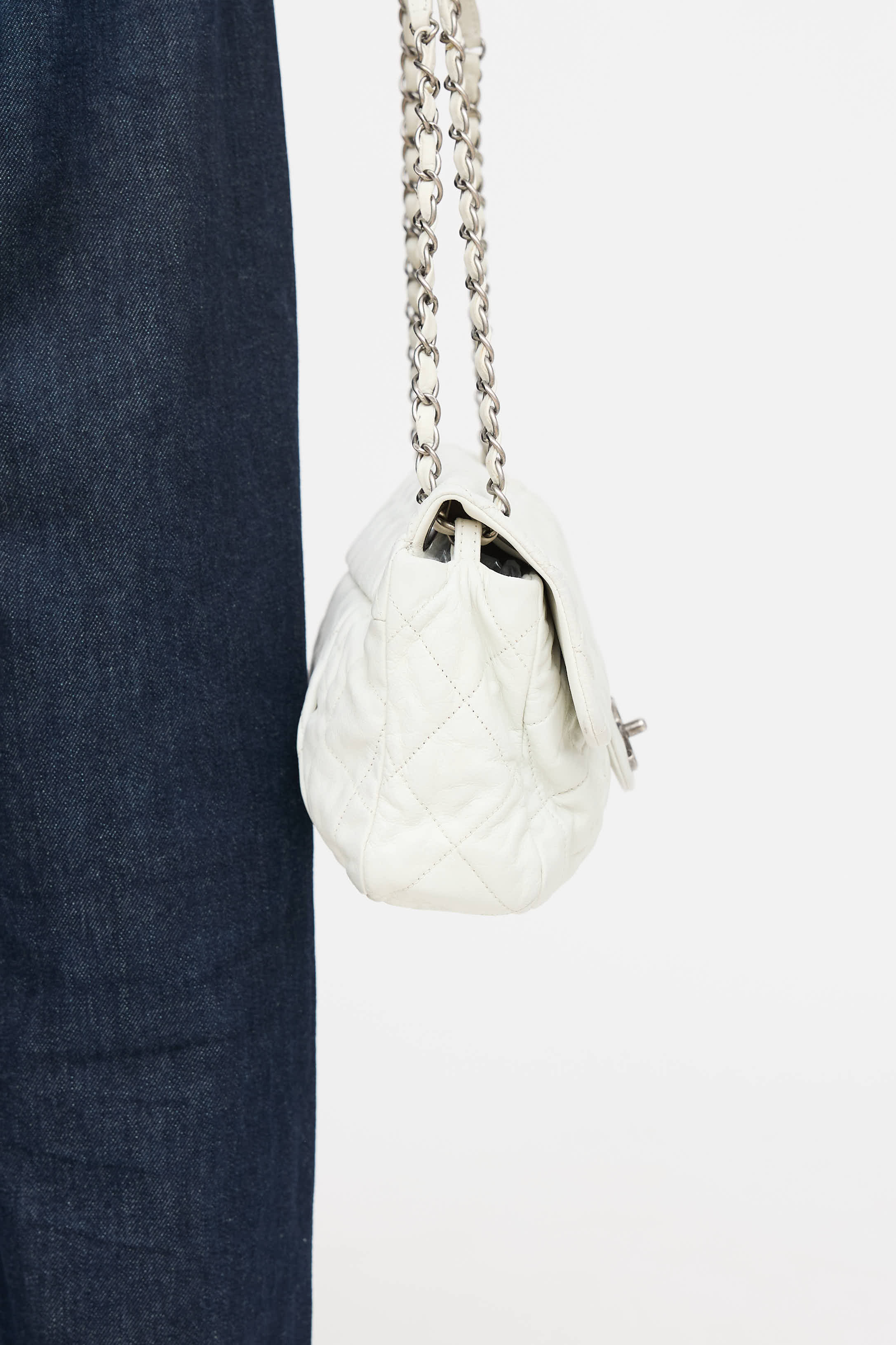 Chanel 2010 Leather Coco Pleats Bag