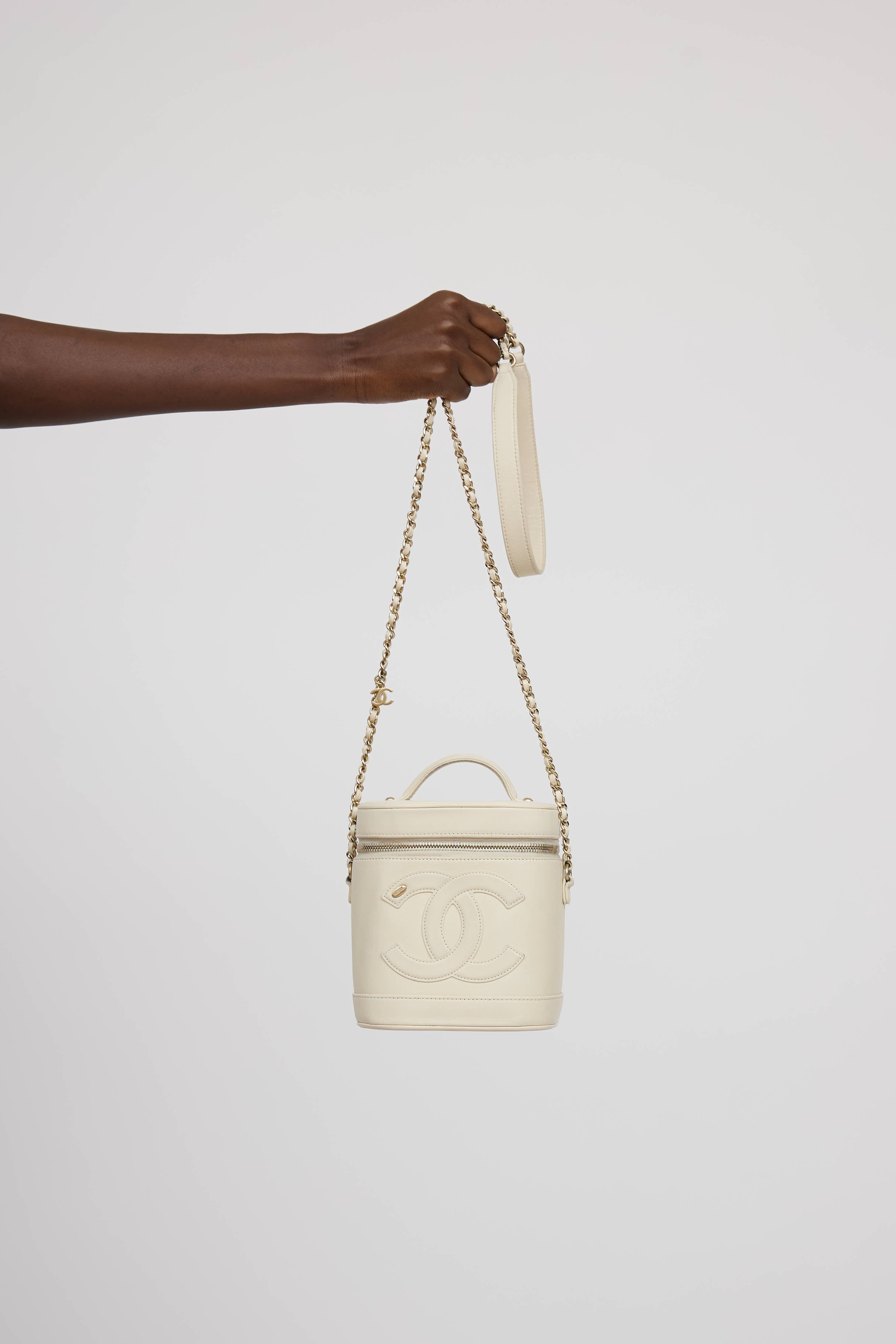 Chanel 2019 Leather CC Mania Vanity Case