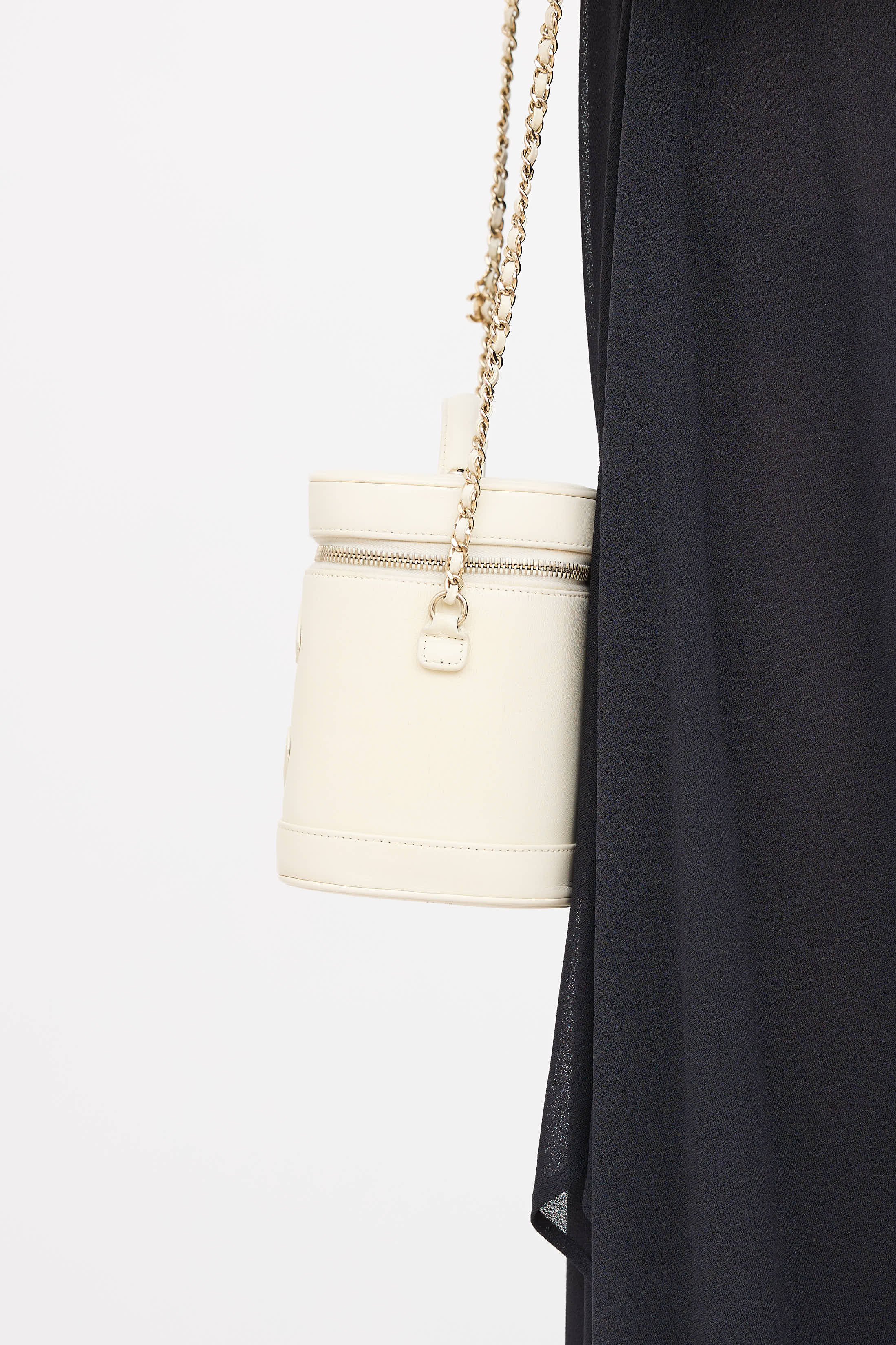 Chanel 2019 Leather CC Mania Vanity Case