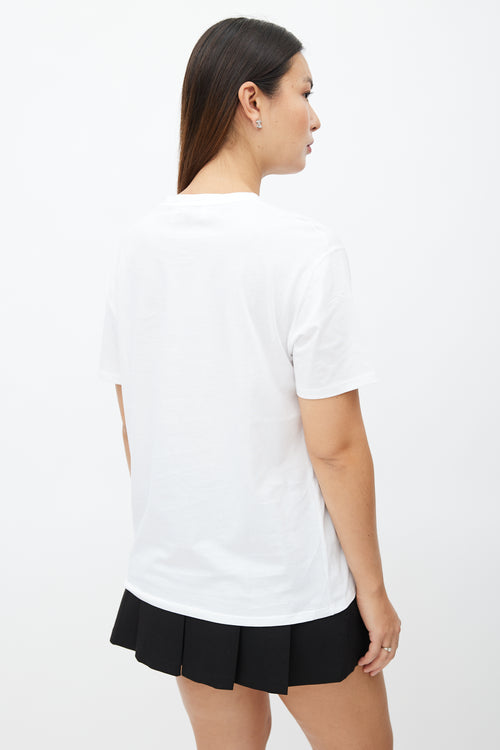 Chanel White & Multi Sequin T-Shirt