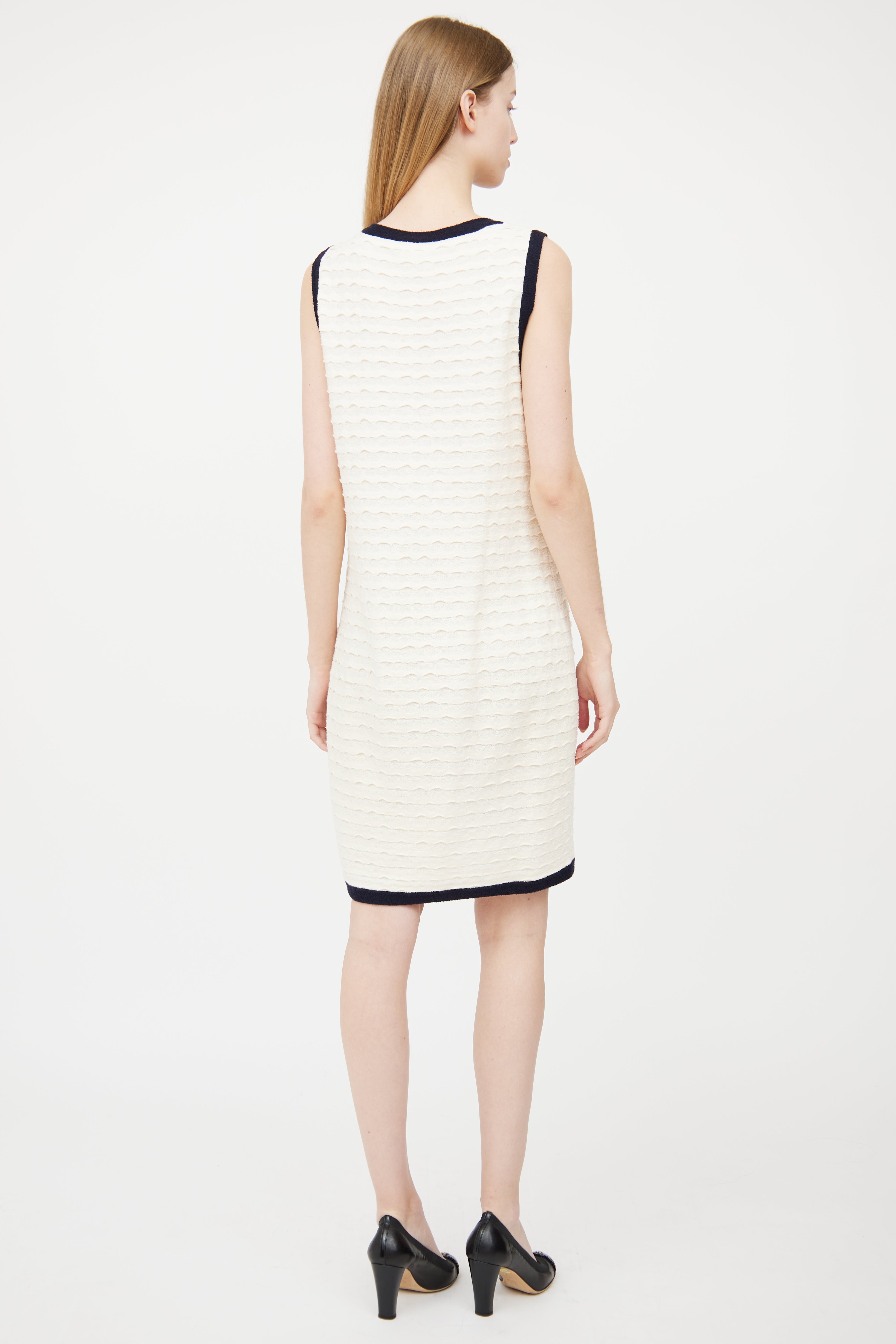 Chanel Cruise 2012 White & Navy Co-Ord Set