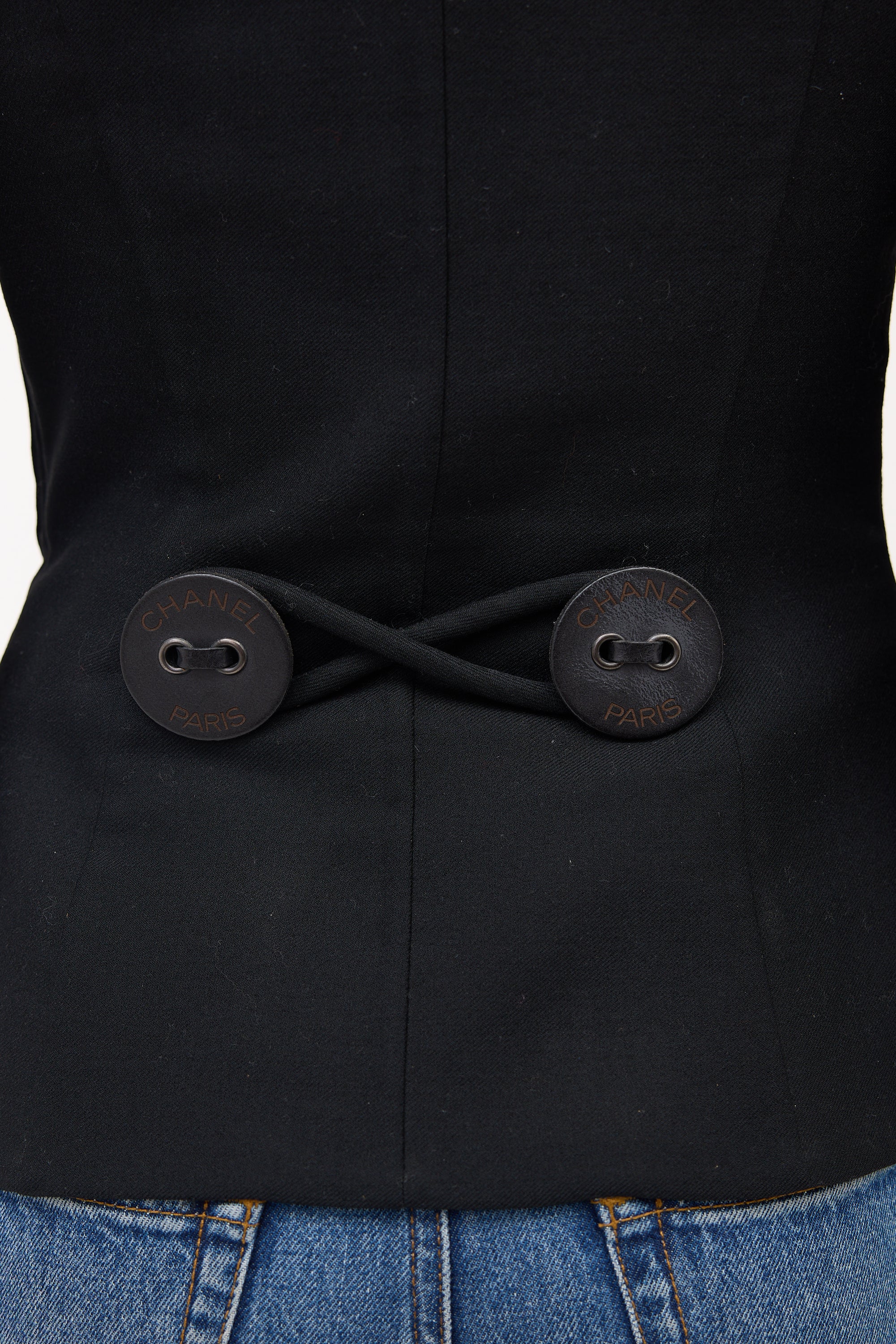 Chanel FW 2002 Wool Button Jacket