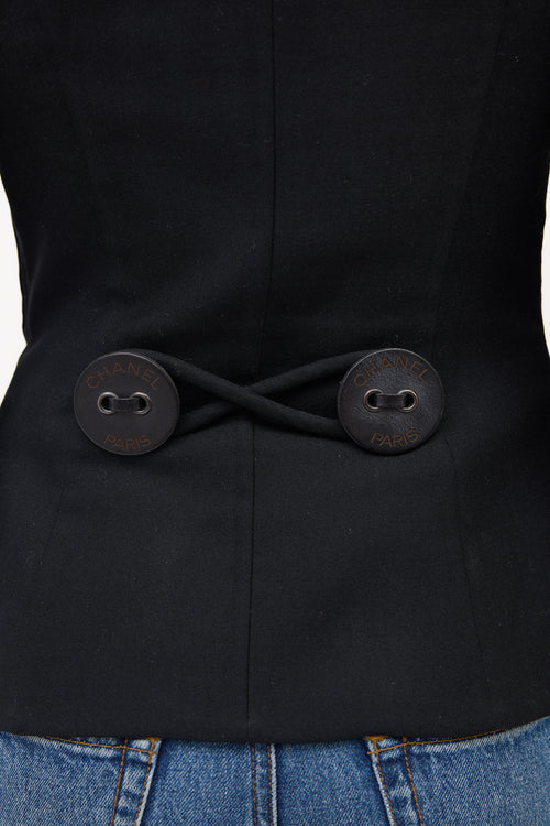 Chanel FW 2002 Wool Button Jacket