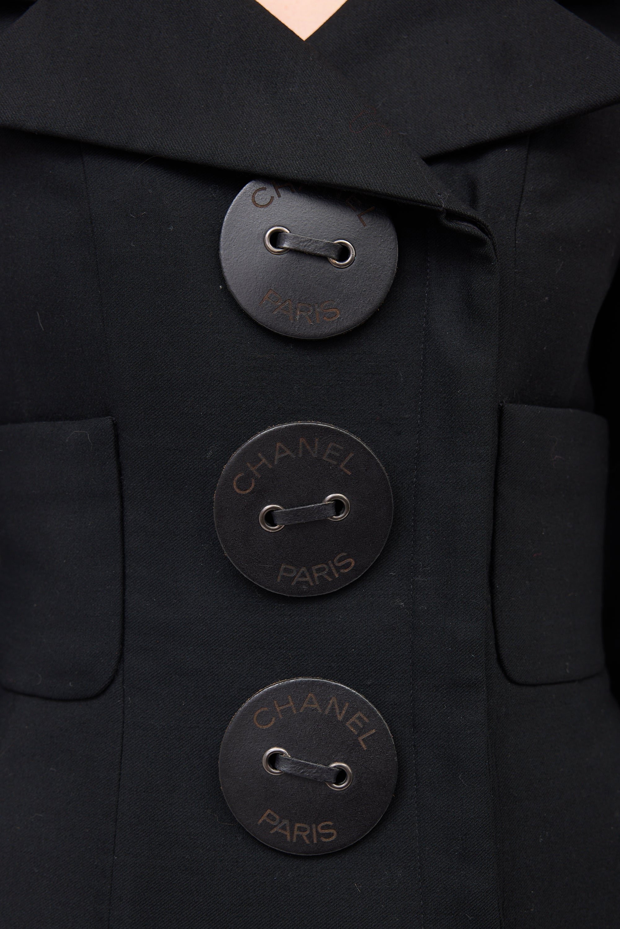 Chanel FW 2002 Wool Button Jacket
