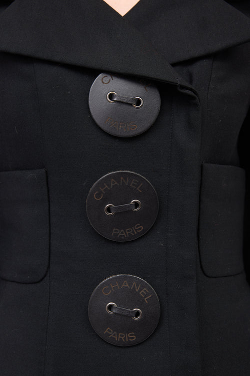 Chanel FW 2002 Wool Button Jacket