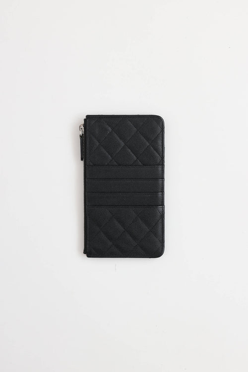 Chanel2020 Caviar Classic Flat Wallet