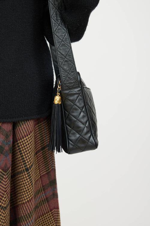 Chanel 1991 Tassel Logo Camera Bag