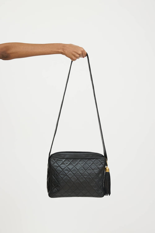 Chanel 1991 Tassel Logo Camera Bag
