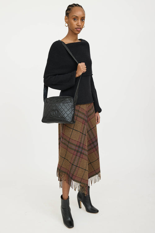 Chanel 1991 Tassel Logo Camera Bag