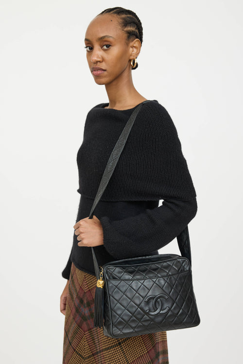Chanel 1991 Tassel Logo Camera Bag