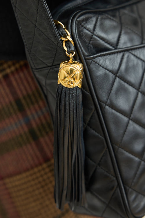 Chanel 1991 Tassel Logo Camera Bag