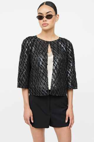 Chanel FW12 Lace Open Jacket